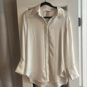 H&M Cream Button Down Shirt